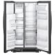 Whirlpool 33 inch 21.4 cu. ft. Black Side by Side Refrigerator (WRS321SDHB)