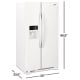 Whirlpool 33 inch 21.4 cu. ft. Refrigerator (WRS321SDHW)