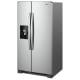 Whirlpool 36 inch 25 cu. ft. Stainless Steel Side by Side Refrigerator (WRS325SDHZ)