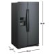 Whirlpool 36 inch 24.5 cu. ft. Refrigerator (WRS555SIHV)