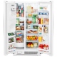 Whirlpool 36 inch 24.5 cu. ft. White Side by Side Refrigerator (WRS555SIHW)