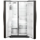 Whirlpool 36 inch 20.5 cu. ft. Black Stainless Steel Side by Side Refrigerator (WRS571CIHV)