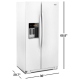Whirlpool 36 inch 20.5 cu. ft. Refrigerator (WRS571CIHW)