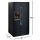 Whirlpool WRS588FIHV 36 inch 28.5 cu. ft. Side by Side Refrigerator