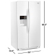 Whirlpool 36 inch 28.5 cu. ft. Refrigerator (WRS588FIHW)