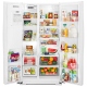 Whirlpool 36 inch 28.5 cu. ft. White Side by Side Refrigerator (WRS588FIHW)