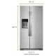 Whirlpool 36 inch 28.5 cu. ft. Refrigerator (WRS588FIHZ)