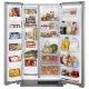 Whirlpool 36 inch 25.1 cu. ft. Stainless Steel Side by Side Refrigerator (WRSA15SNHZ)