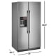 Whirlpool 36 inch 20.6 cu. ft. Refrigerator (WRSA71CIHZ)