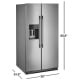 Whirlpool 36 inch 28.5 cu. ft. Refrigerator (WRSA88FIHZ)