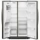 Whirlpool 36 inch 28.49 cu. ft. Black Stainless Steel Side by Side Refrigerator (WRSF5536RV)