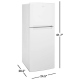 Whirlpool 24 inch 10.7 cu. ft. Refrigerator (WRT111SFDW)