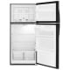 Whirlpool 28 inch 14.6 cu. ft. Top Freezer Refrigerator (WRT134TFDB)
