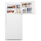 Whirlpool 28 inch 14.6 cu. ft. Top Freezer Refrigerator (WRT134TFDW)