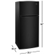 Whirlpool WRT316SFDB 28 inch 16 cu. ft. Top Freezer Refrigerator