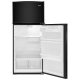 Whirlpool 28 inch 16 cu. ft. Top Freezer Refrigerator (WRT316SFDB)