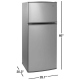 Whirlpool WRT316SFDM 28 inch 16 cu. ft. Top Freezer Refrigerator