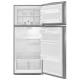 Whirlpool 28 inch 16 cu. ft. Stainless Steel Top Freezer Refrigerator (WRT316SFDM)
