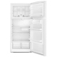 Whirlpool 28 inch 16 cu. ft. White Top Freezer Refrigerator (WRT316SFDW)
