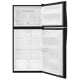 Whirlpool 30 inch 18.2 cu. ft. Black Top Freezer Refrigerator (WRT318FZDB)