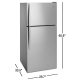 Whirlpool WRT318FZDM 30 inch 18.2 cu. ft. Refrigerator