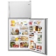 Whirlpool 30 inch 18.2 cu. ft. Stainless Steel Top Freezer Refrigerator (WRT318FZDM)