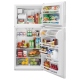 Whirlpool 30 inch 18.2 cu. ft. White Top Freezer Refrigerator (WRT348FMEW)