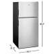 Whirlpool 30 inch 18.2 cu. ft. Refrigerator (WRT348FMEZ)