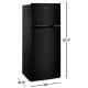 Whirlpool 28 inch 18 cu. ft. Refrigerator (WRT518SZFB)