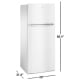 Whirlpool 28 inch 18 cu. ft. Refrigerator (WRT518SZFW)