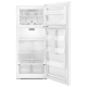 Whirlpool 28 inch 18 cu. ft. White Top Freezer Refrigerator (WRT518SZFW)