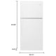 Whirlpool WRT519SZDW 30 inch 19.2 cu. ft. Top Freezer Refrigerator