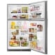 Whirlpool 33 inch 21.3 cu. ft. Stainless Steel Top Freezer Refrigerator (WRT541SZDM)