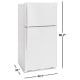 Whirlpool 33 inch 21.3 cu. ft. Refrigerator (WRT541SZDW)