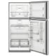 Réfrigérateur à congélateur supérieur Whirlpool WRTX7419SZ 30 pouce 19.2 pi. cu.