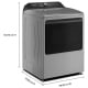  7.5 cu. ft. Vented Dryer (YWED8509TR)