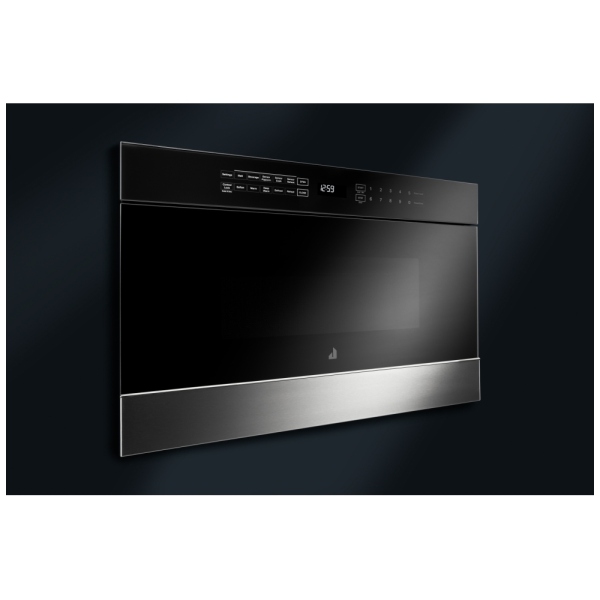 jennair noir 12 cu ft built-in microwave drawer floating glass black jmdfs24hm - best buy on jenn air noir microwave drawer