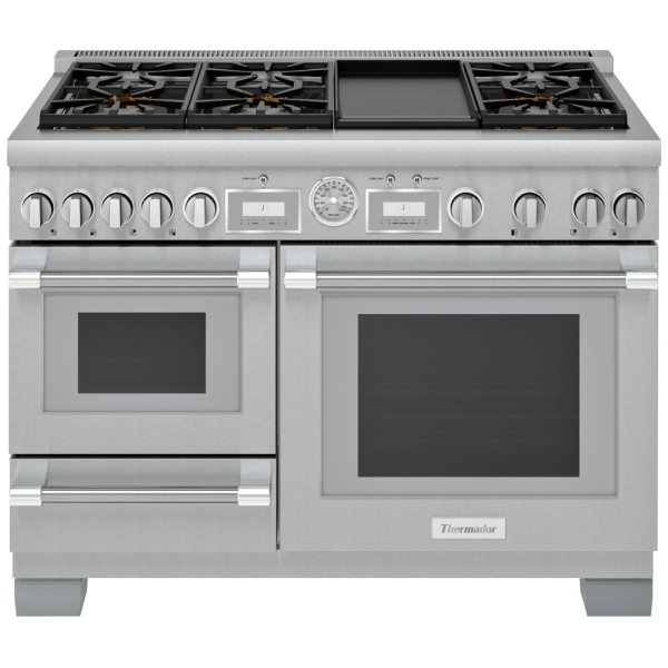 PRD48WDSGC Thermador Dual Fuel 48 inch Range Canada Sale! Best Price