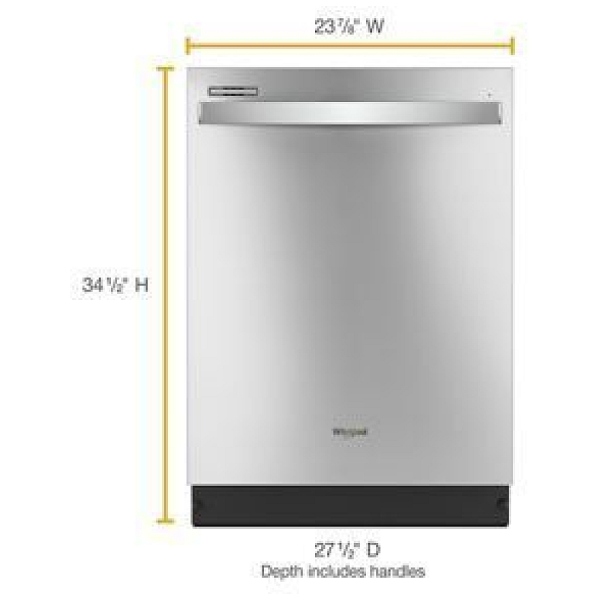 Whirlpool WDT750SAKZ 24 Inch Fully Integrated Dishwasher With 13 Place