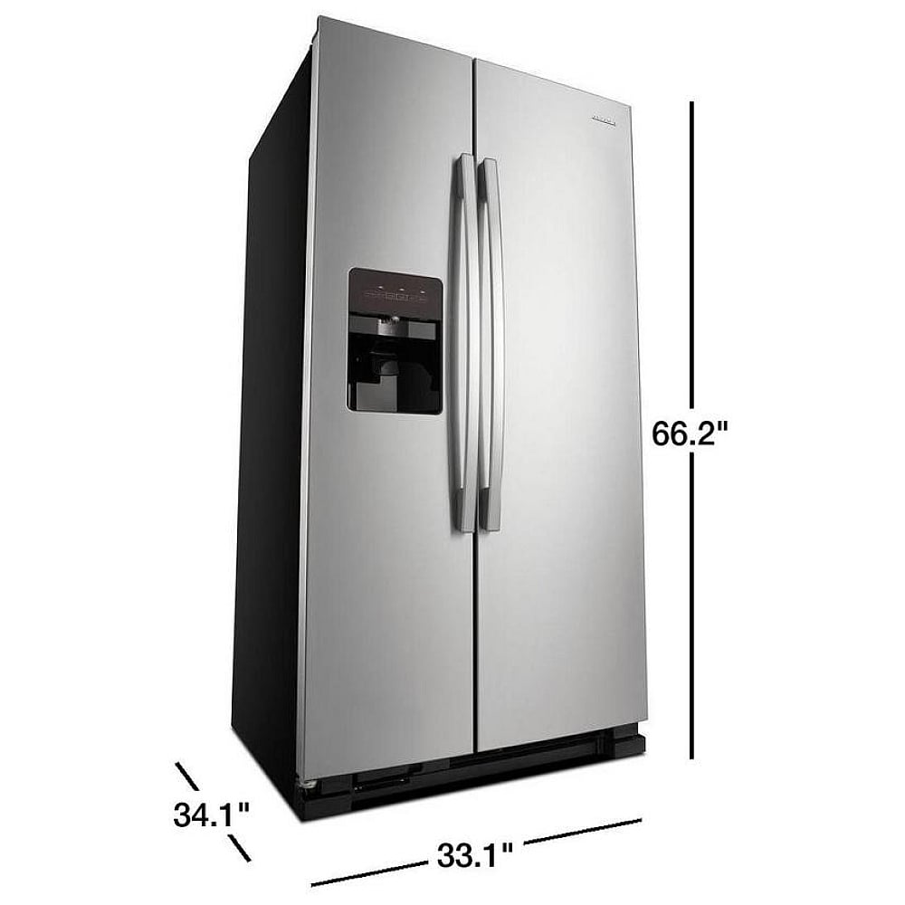 ASI2175GRS Amana 33" Side by Side Refrigerator Canada Sale! Best