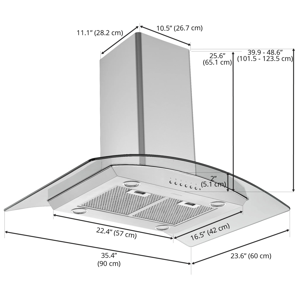 AN1421 Ancona Range Hood Canada Sale! Best Price, Reviews and Specs Toronto, Ottawa