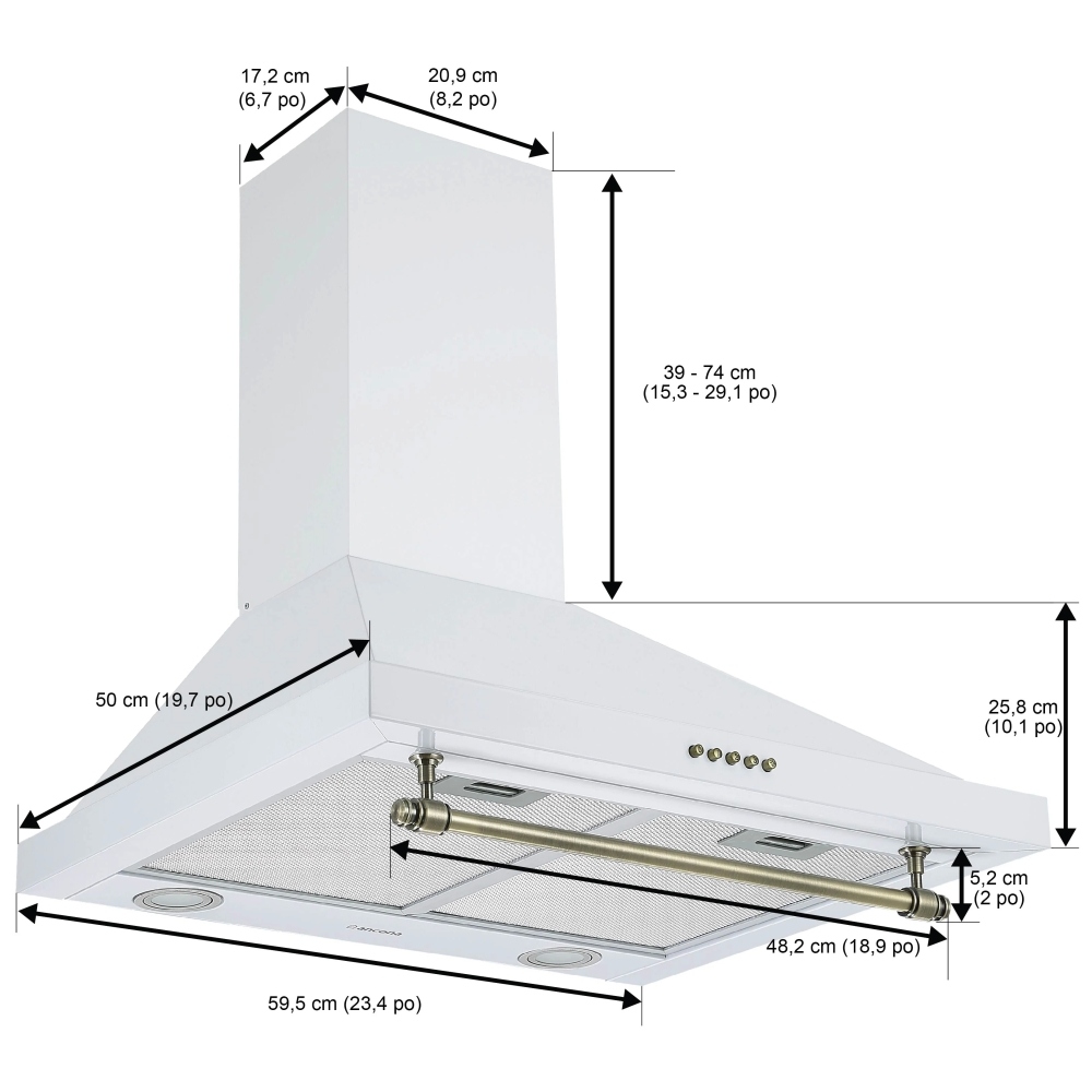 AN1562 Ancona Range Hood Canada Sale! Best Price, Reviews and Specs Toronto, Ottawa