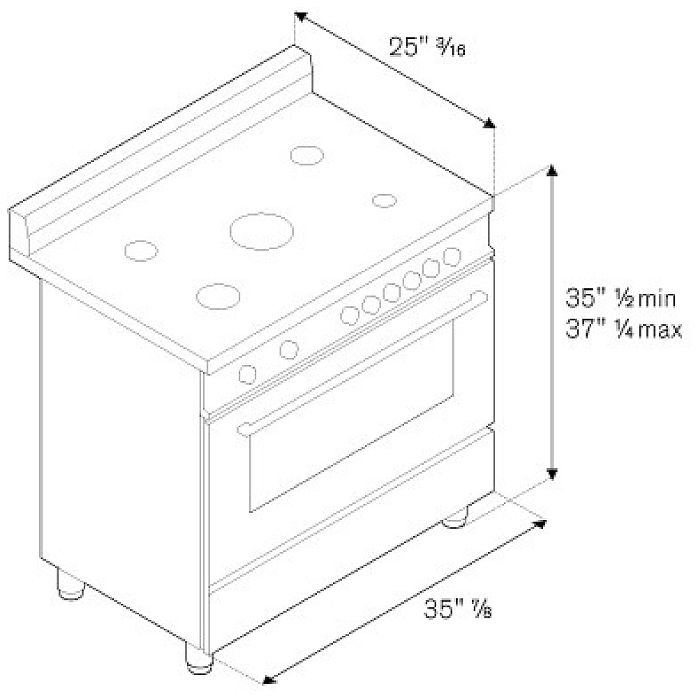 MAS365GASXE Bertazzoni 36" Gas Range Canada Parts Discontinued Sale