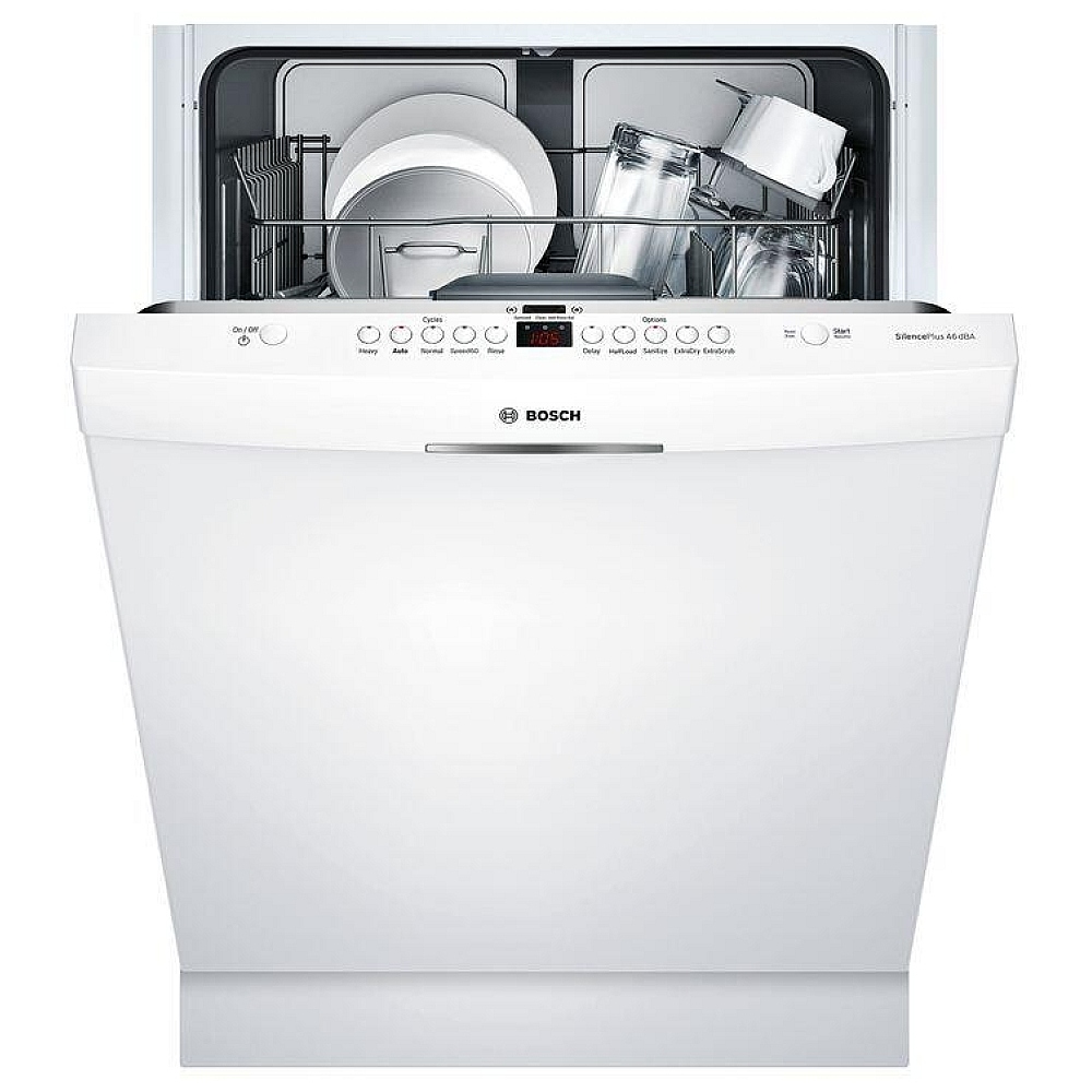 black integrated dishwasher