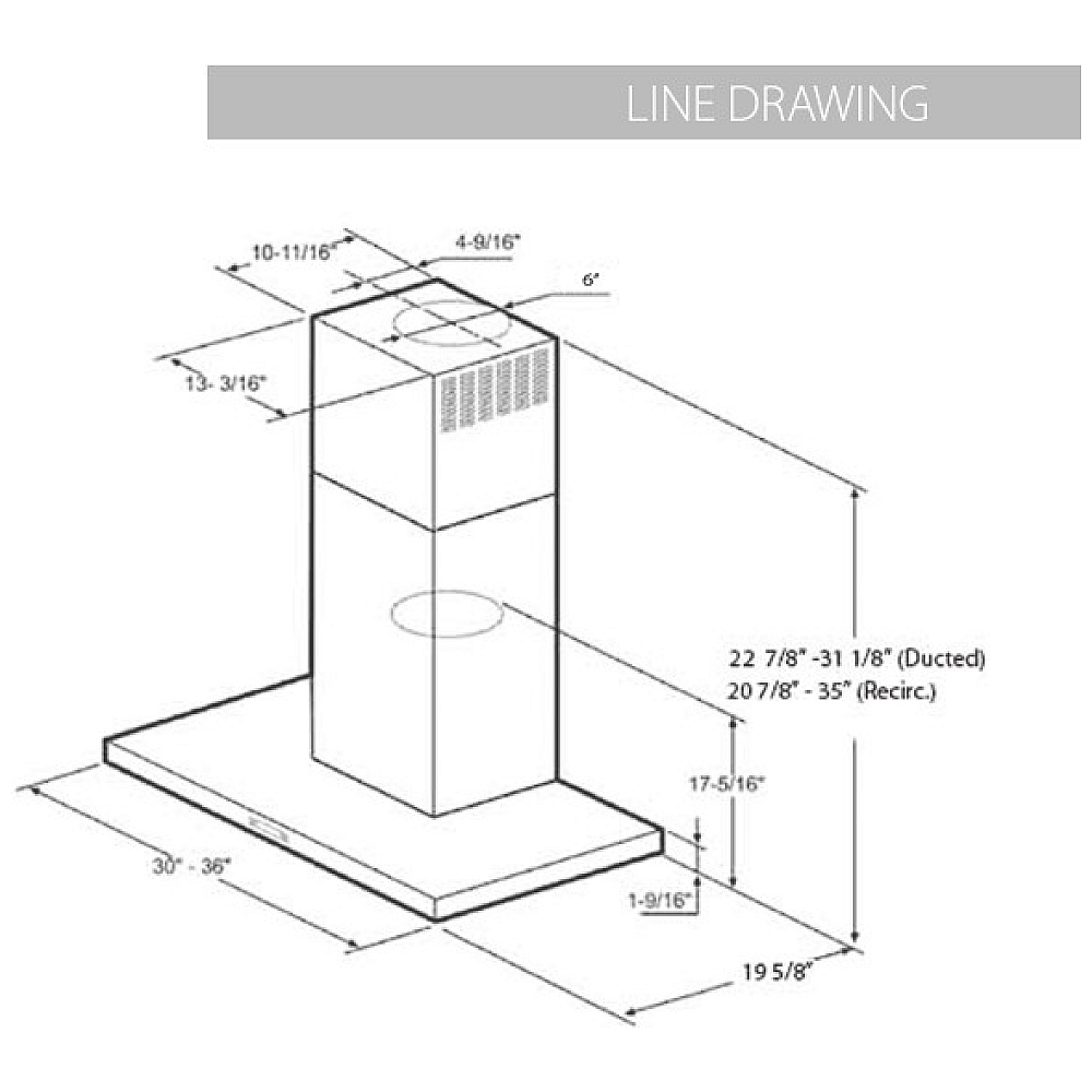 ETB436S1 Elica Range Hood Canada Parts Best Price