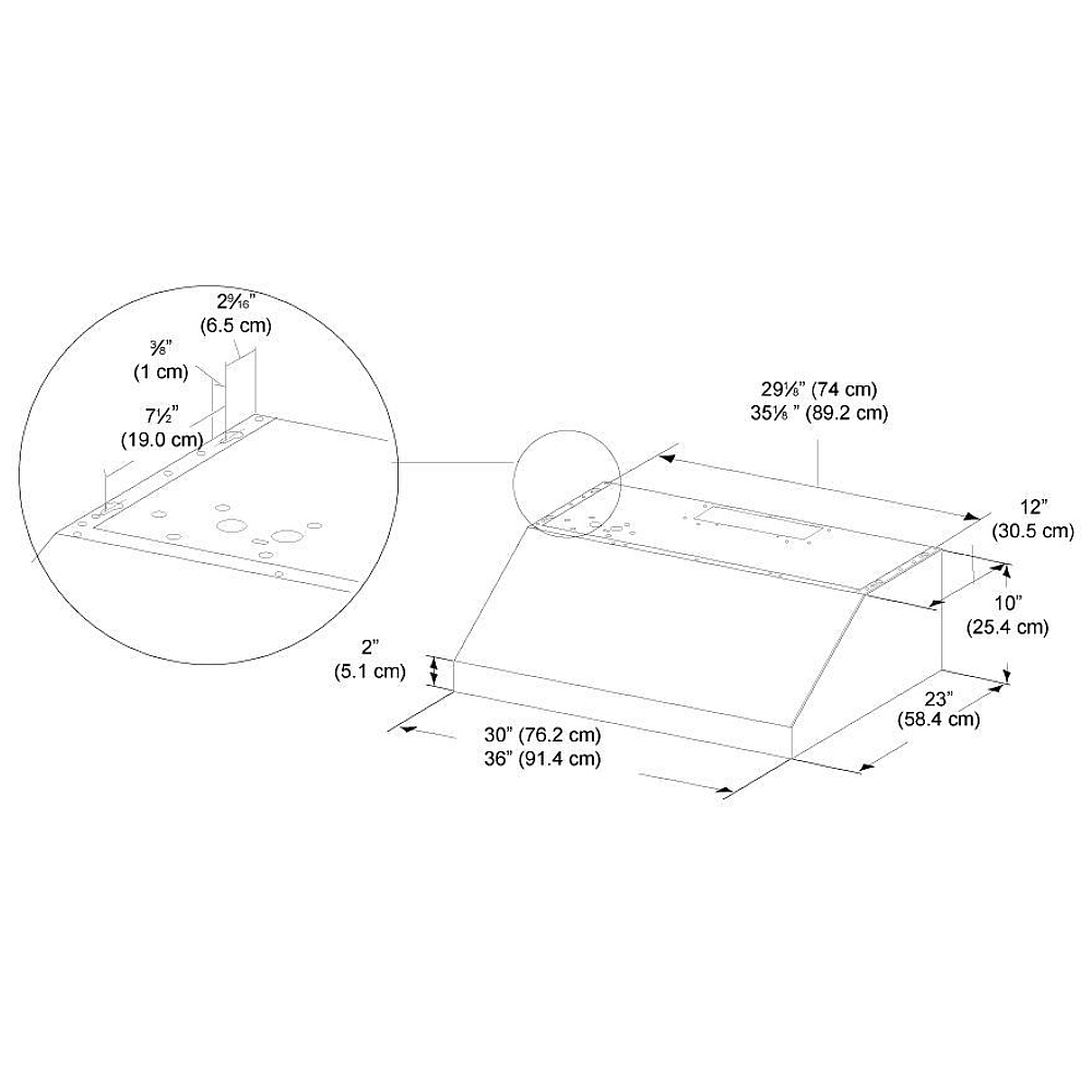ESR436S1 Elica Range Hood Canada Parts Best Price