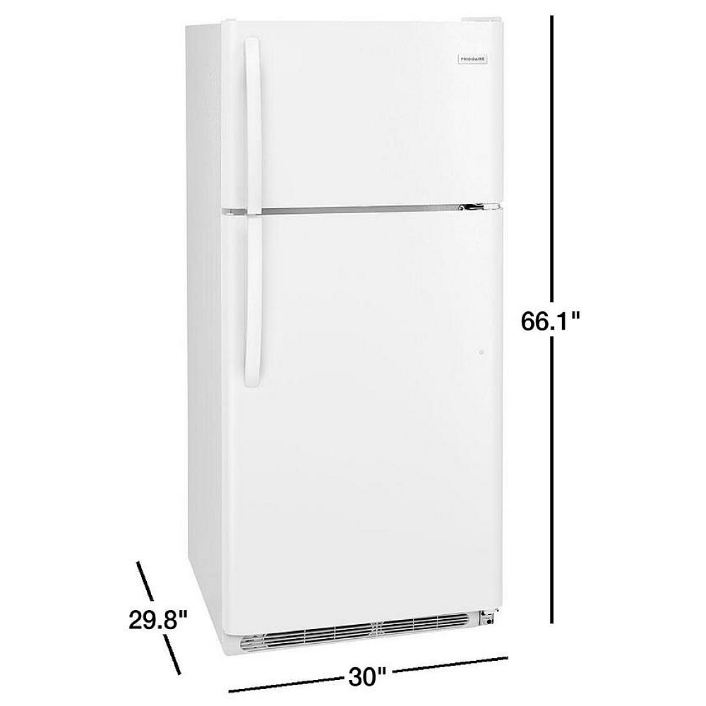 FFTR1821TW Frigidaire 30" Top Mount Refrigerator Canada Parts