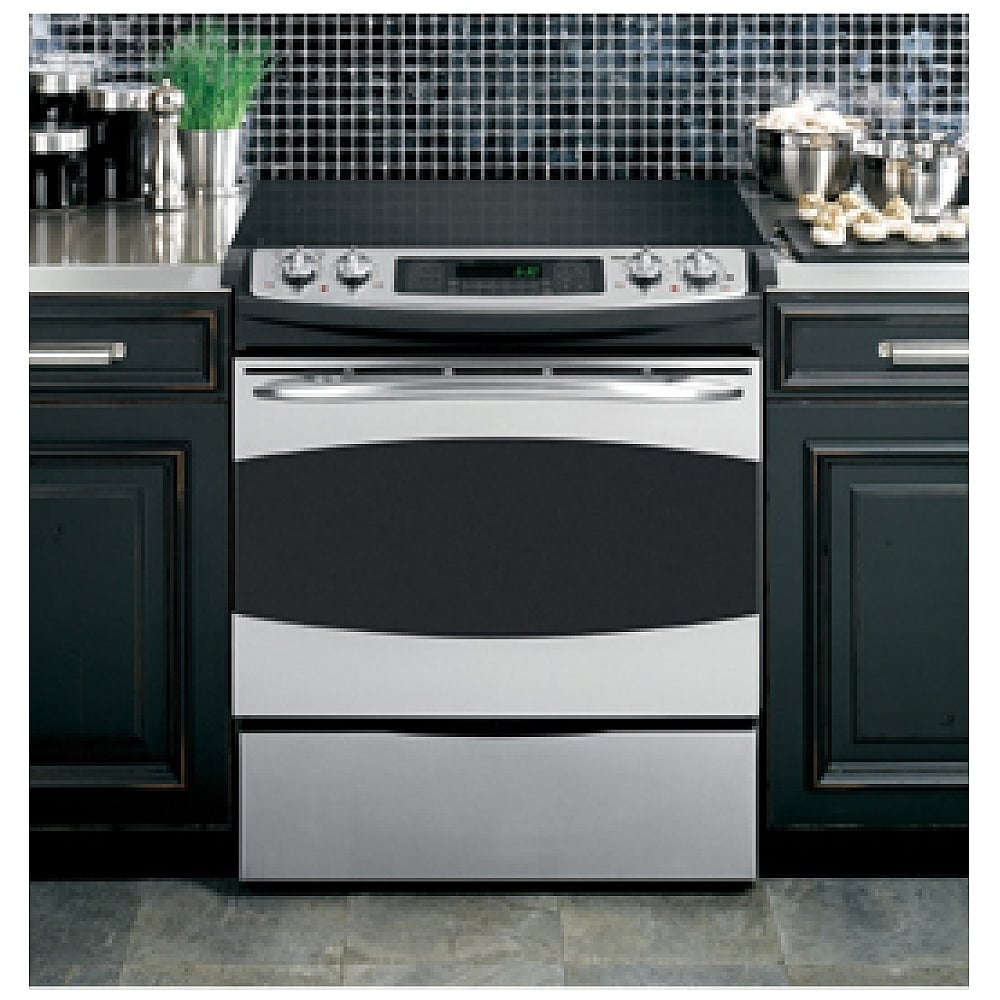 ge profile slide in electric stove