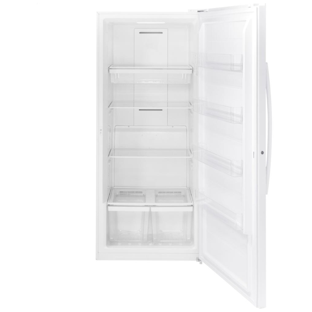 Ge Garage Ready 5 0 Cu Ft Manual Defrost Chest Freezer In White Fcm5skww The Home Depot In 2020 Chest Freezer Storage Storage Baskets