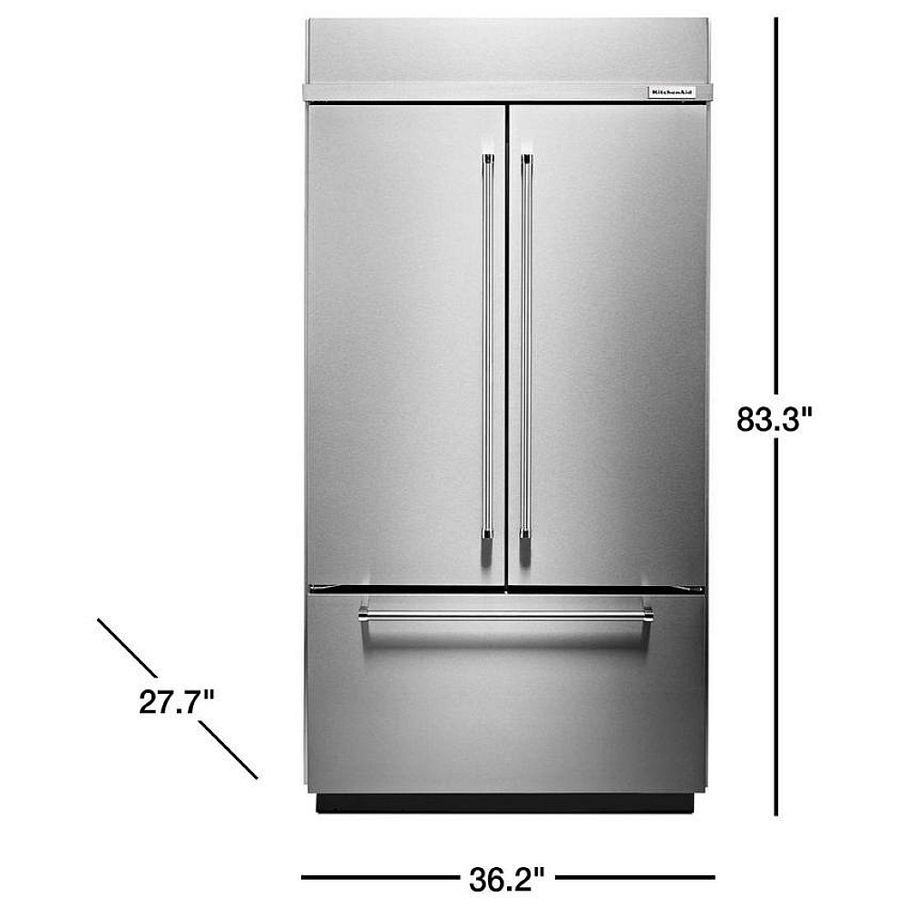 KBFN506ESS KitchenAid 36" Built In Refrigerator Canada Sale! Best